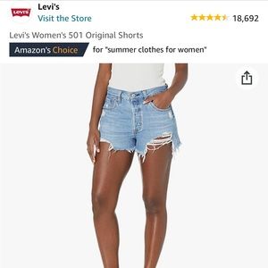 Levi’s jean shorts. Never worn